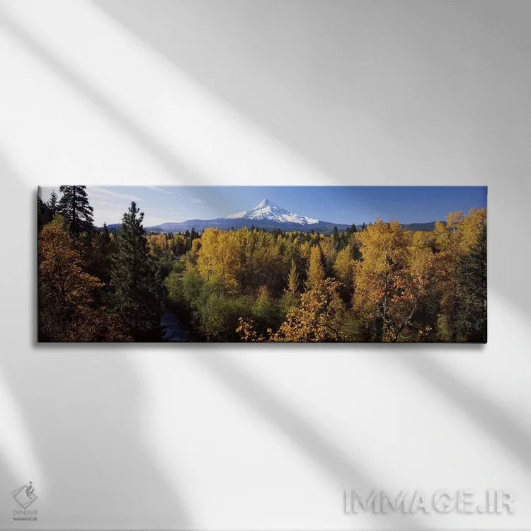تابلو دکوراتیو Mt Hood, Hood River, Mt. Hood National Forest, Oregon… اثر پانورامیک ایمجز - نمای روبهرو روی دیوار