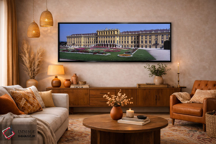 تابلو دکوراتیو Schonbrunn Palace Garden, Schonbrunn Palace, Vienna, Au… اثر پانورامیک ایمجز - D6B