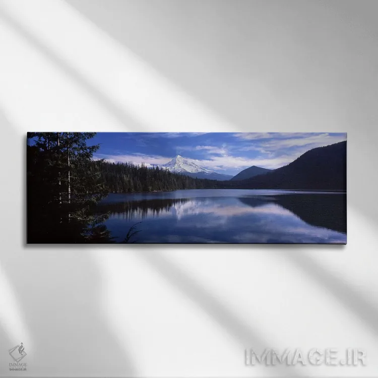 تابلو دکوراتیو Lost Lake, Mt. Hood National Forest, Hood River County… اثر پانورامیک ایمجز - نمای روبهرو روی دیوار