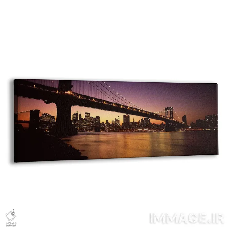تابلو دکوراتیو Lower Manhattan, New York City, New York State, USA,پل… اثر پانورامیک ایمجز - نمای پرسپکتیو محصول