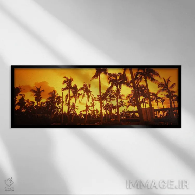 تابلو دکوراتیو The Setai Hotel, South Beach, Miami Beach, Florida, USA… اثر پانورامیک ایمجز - نمای قابدار مشکی