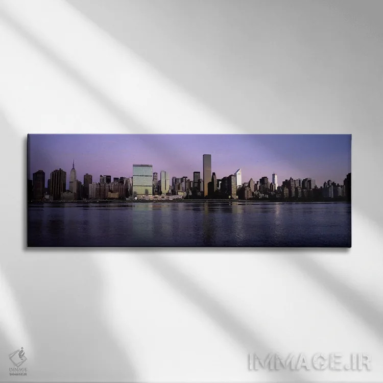 تابلو دکوراتیو Midtown, Manhattan, New York City, New York, USA,افق شه… اثر پانورامیک ایمجز - نمای روبهرو روی دیوار