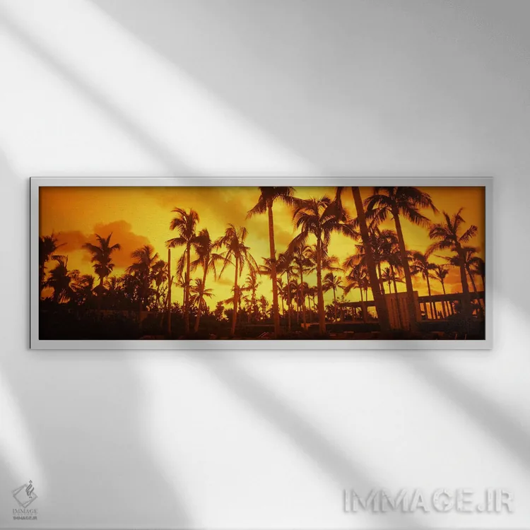 تابلو دکوراتیو The Setai Hotel, South Beach, Miami Beach, Florida, USA… اثر پانورامیک ایمجز - نمای قابدار سفید