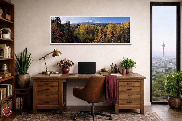 تابلو دکوراتیو Mt Hood, Hood River, Mt. Hood National Forest, Oregon… اثر پانورامیک ایمجز - D1W
