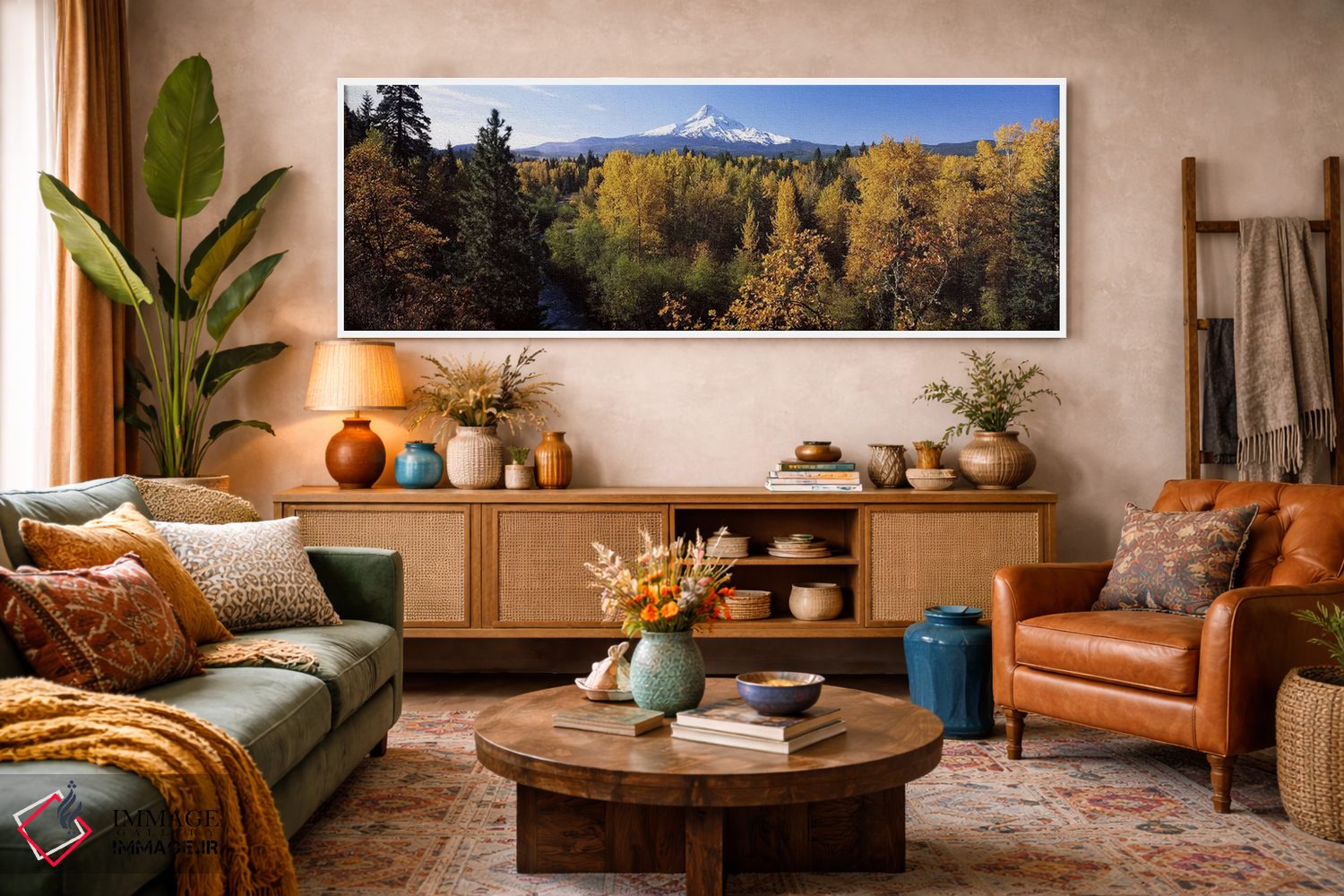 تابلو دکوراتیو Mt Hood, Hood River, Mt. Hood National Forest, Oregon… اثر پانورامیک ایمجز - D3W