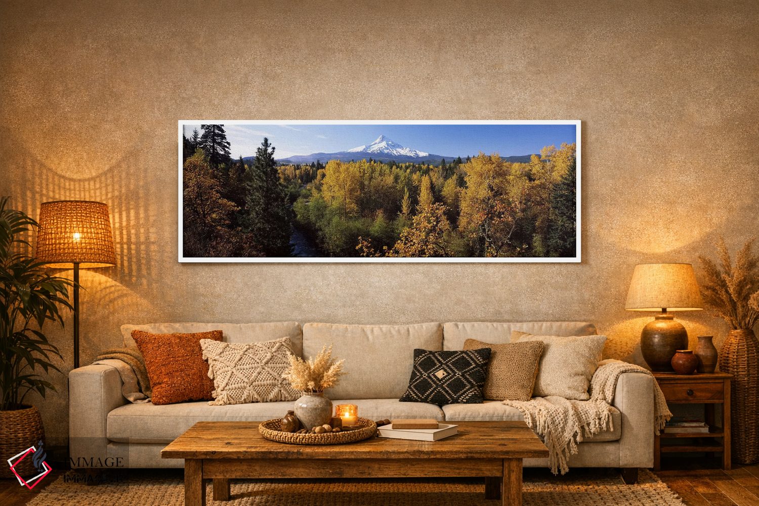 تابلو دکوراتیو Mt Hood, Hood River, Mt. Hood National Forest, Oregon… اثر پانورامیک ایمجز - D5W