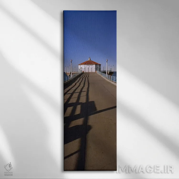 تابلو دکوراتیو Manhattan Beach Pier, Manhattan Beach, Los Angeles Coun… اثر پانورامیک ایمجز - نمای روبهرو روی دیوار