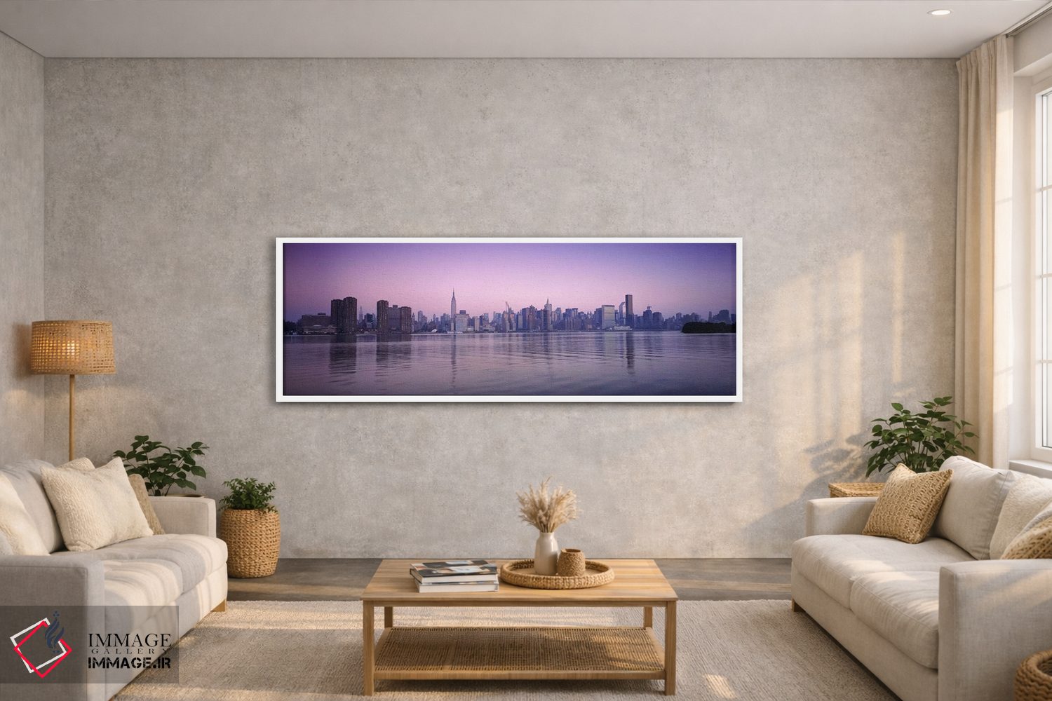 تابلو دکوراتیو viewed from QueensEmpire State Building, Midtown Manhat… اثر پانورامیک ایمجز - D2W