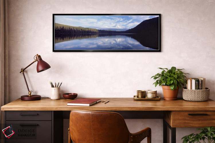 تابلو دکوراتیو Mt Hood viewed from Lost Lake, Mt. Hood National Forest… اثر پانورامیک ایمجز - D4B