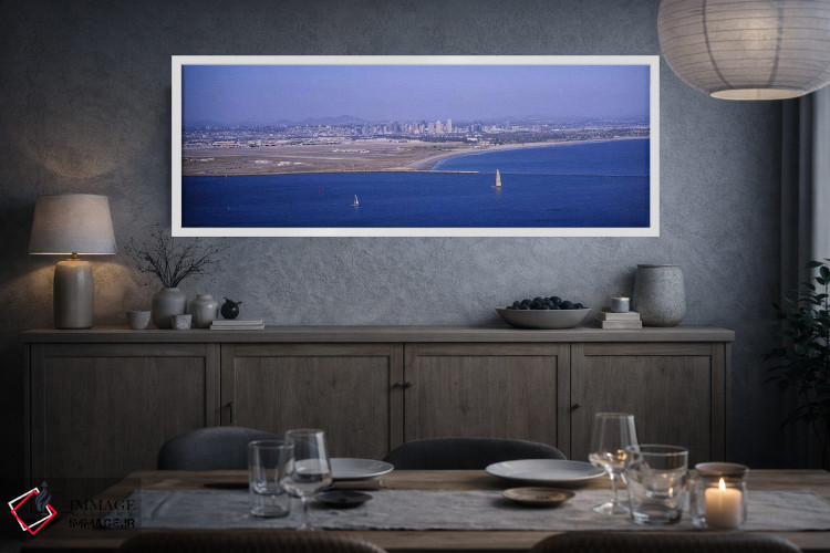 تابلو دکوراتیو Coronado, San Diego, San Diego Bay, San Diego County, C… اثر پانورامیک ایمجز - D3W