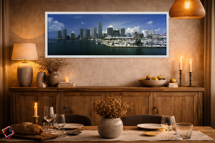 تابلو دکوراتیو Ocean Drive, South Beach, Miami Beach, Florida, USA,آسم… اثر پانورامیک ایمجز - D2W