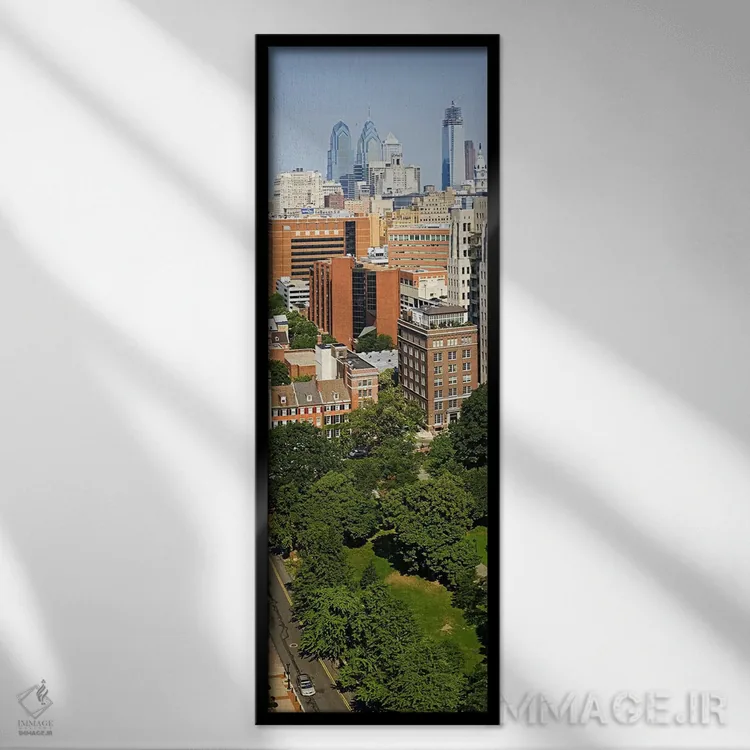 تابلو دکوراتیو Washington Square, Philadelphia, Philadelphia County, P… اثر پانورامیک ایمجز - نمای قابدار مشکی