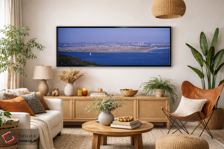 تابلو دکوراتیو Coronado, San Diego, San Diego Bay, San Diego County, C… اثر پانورامیک ایمجز - D4B