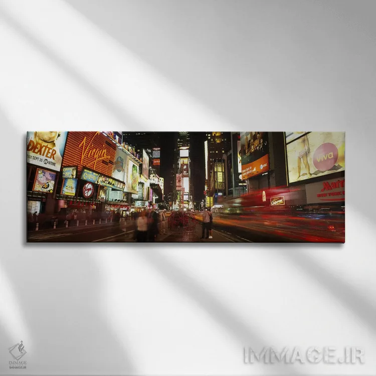 تابلو دکوراتیو Times Square, Midtown Manhattan, Manhattan, New York Ci… اثر پانورامیک ایمجز - نمای روبهرو روی دیوار