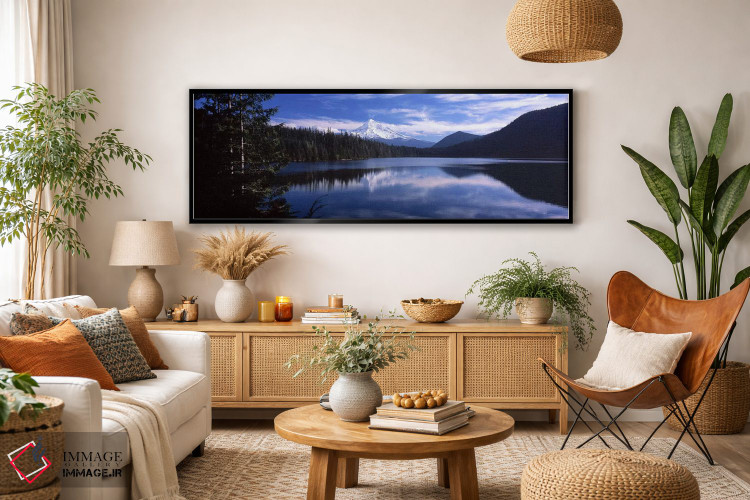 تابلو دکوراتیو Lost Lake, Mt. Hood National Forest, Hood River County… اثر پانورامیک ایمجز - D4B