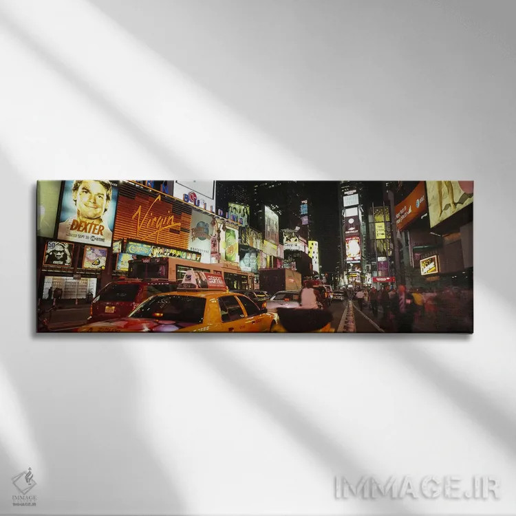 تابلو دکوراتیو Times Square, Midtown Manhattan, Manhattan, New York Ci… اثر پانورامیک ایمجز - نمای روبهرو روی دیوار