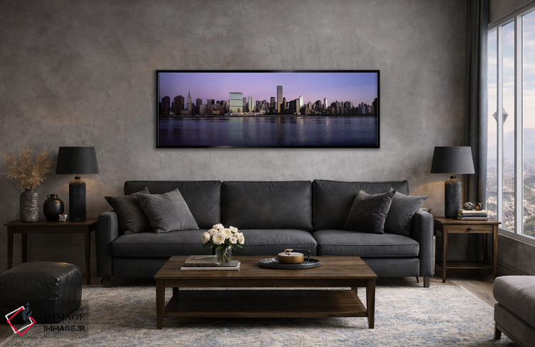 تابلو دکوراتیو Midtown, Manhattan, New York City, New York, USA,افق شه… اثر پانورامیک ایمجز - D6B