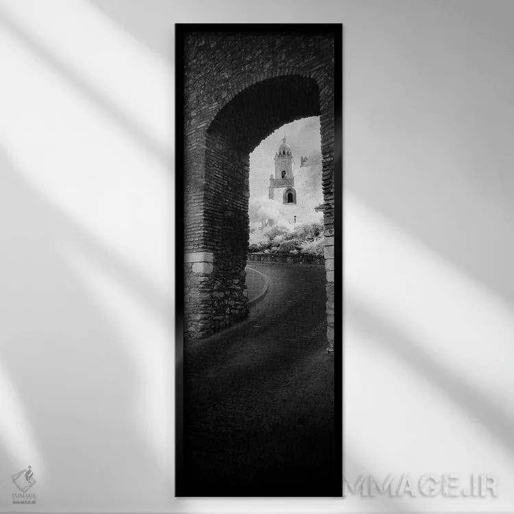 تابلو دکوراتیو Puerta Del Sol, Medina Sidonia, Cadiz, Andalusia, Spain… اثر پانورامیک ایمجز - نمای قابدار مشکی