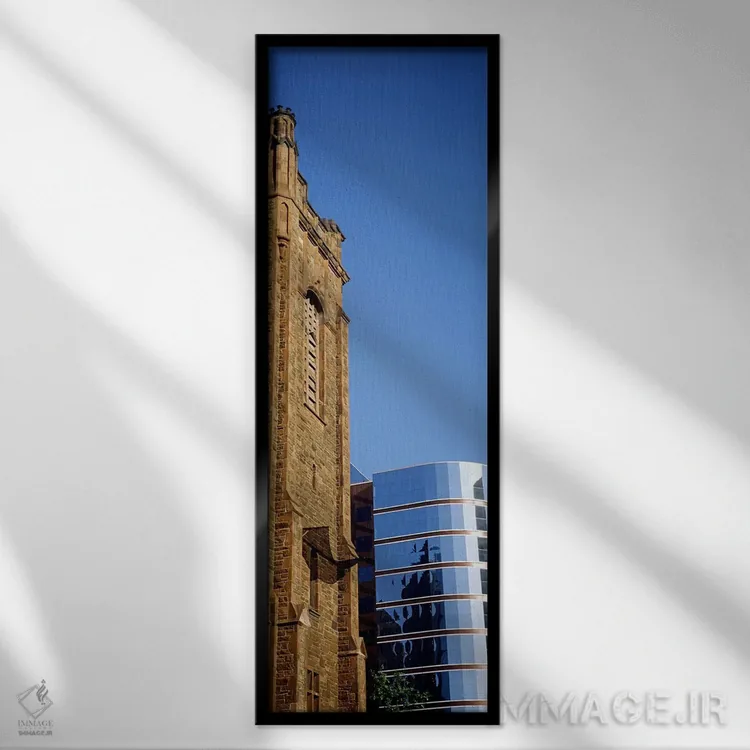 تابلو دکوراتیو Presbyterian Church, Midtown plaza, Atlanta, Fulton Cou… اثر پانورامیک ایمجز - نمای قابدار مشکی