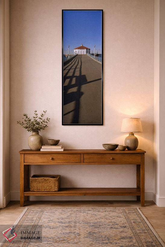 تابلو دکوراتیو Manhattan Beach Pier, Manhattan Beach, Los Angeles Coun… اثر پانورامیک ایمجز - D1B