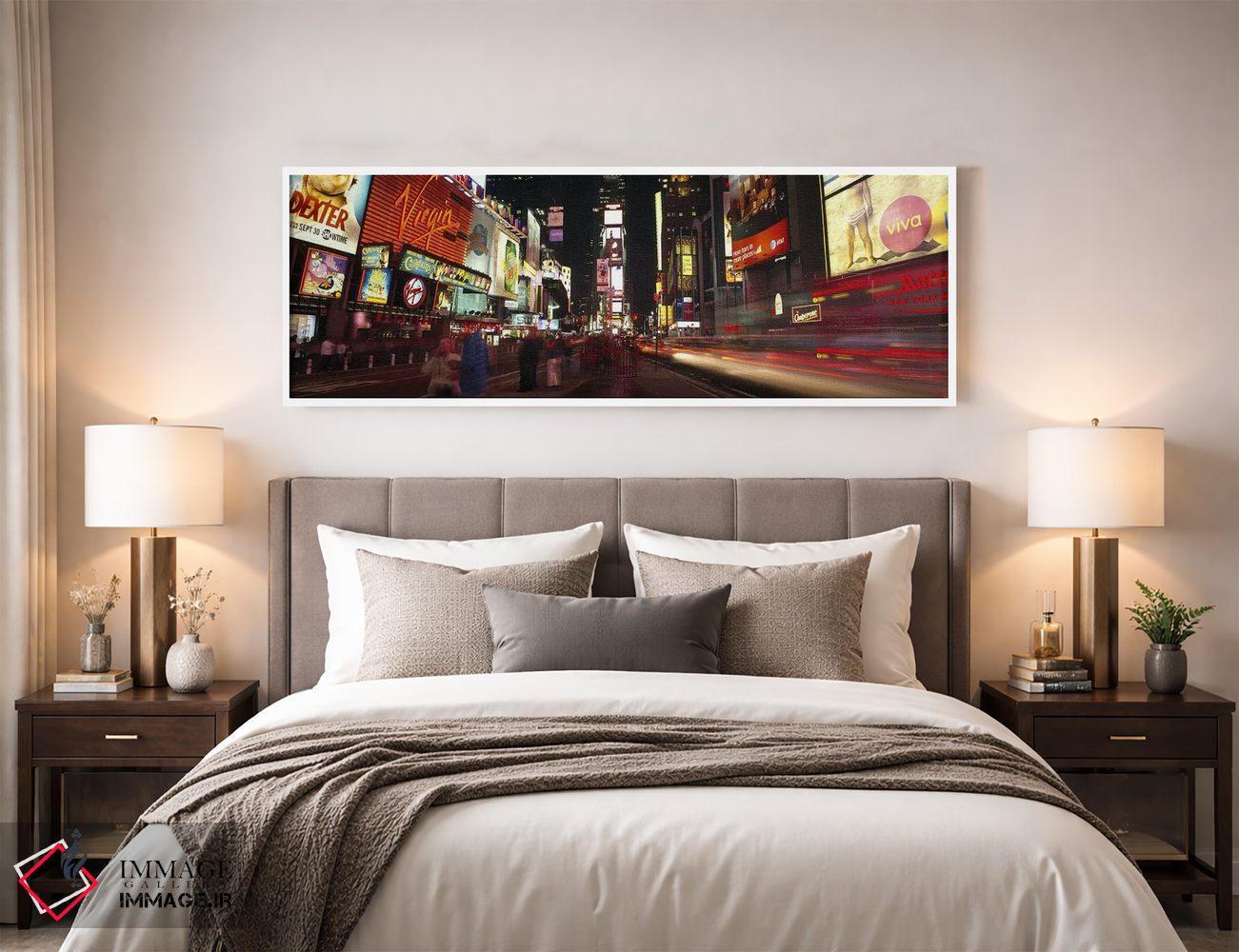تابلو دکوراتیو Times Square, New York City, New York, USA,نمای حرکتی ت… اثر پانورامیک ایمجز - D4W