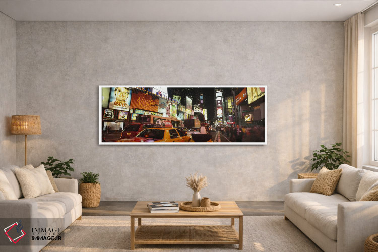 تابلو دکوراتیو Times Square, Midtown Manhattan, Manhattan, New York Ci… اثر پانورامیک ایمجز - D2W