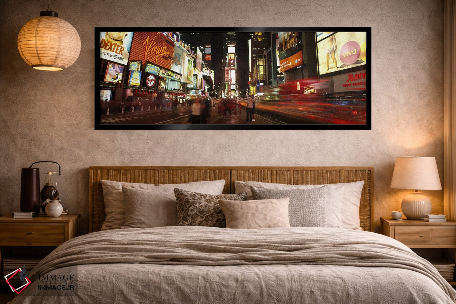 تابلو دکوراتیو Times Square, Midtown Manhattan, Manhattan, New York Ci… اثر پانورامیک ایمجز - D3B