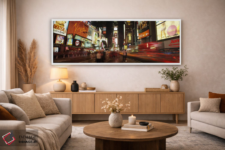 تابلو دکوراتیو Times Square, Midtown Manhattan, Manhattan, New York Ci… اثر پانورامیک ایمجز - D4W