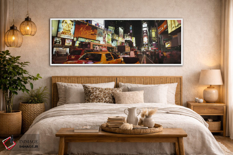 تابلو دکوراتیو Times Square, Midtown Manhattan, Manhattan, New York Ci… اثر پانورامیک ایمجز - D5W