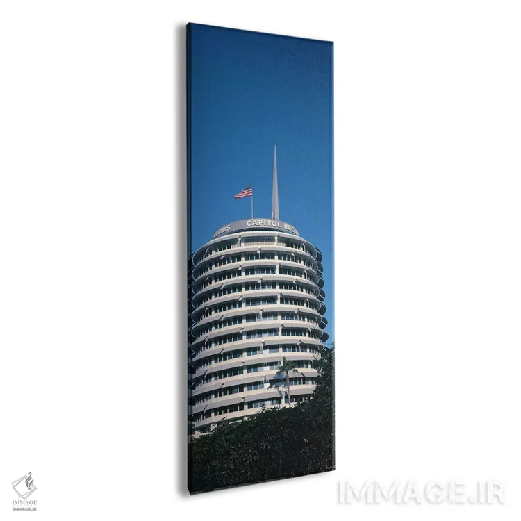 تابلو دکوراتیو Capitol Records Building, City of Los Angeles, Californ… اثر پانورامیک ایمجز - نمای پرسپکتیو محصول