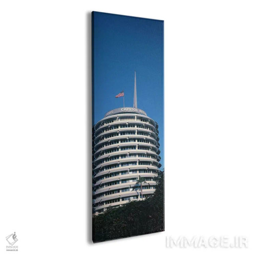 تابلو دکوراتیو Capitol Records Building, City of Los Angeles, Californ… اثر پانورامیک ایمجز - نمای پرسپکتیو محصول