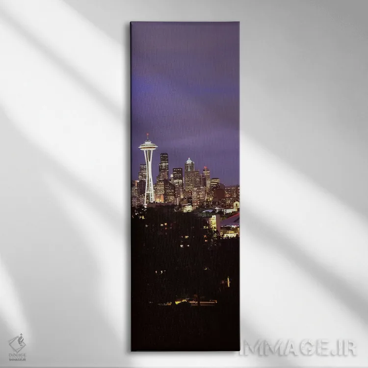 تابلو دکوراتیو Space Needle, Seattle, King County, Washington State, U… اثر پانورامیک ایمجز - نمای روبهرو روی دیوار