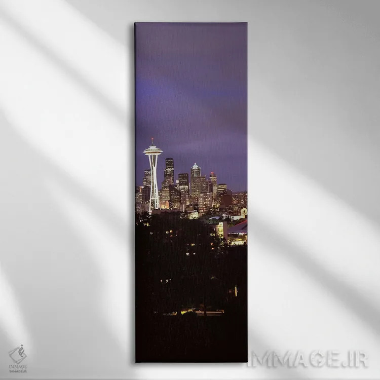 تابلو دکوراتیو Space Needle, Seattle, King County, Washington State, U… اثر پانورامیک ایمجز - نمای روبهرو روی دیوار