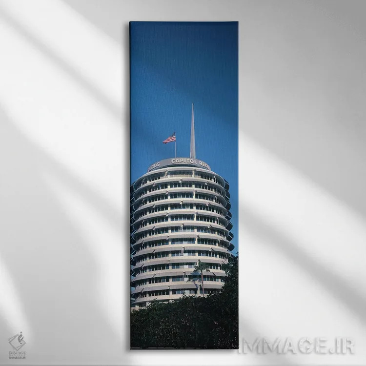 تابلو دکوراتیو Capitol Records Building, City of Los Angeles, Californ… اثر پانورامیک ایمجز - نمای روبهرو روی دیوار