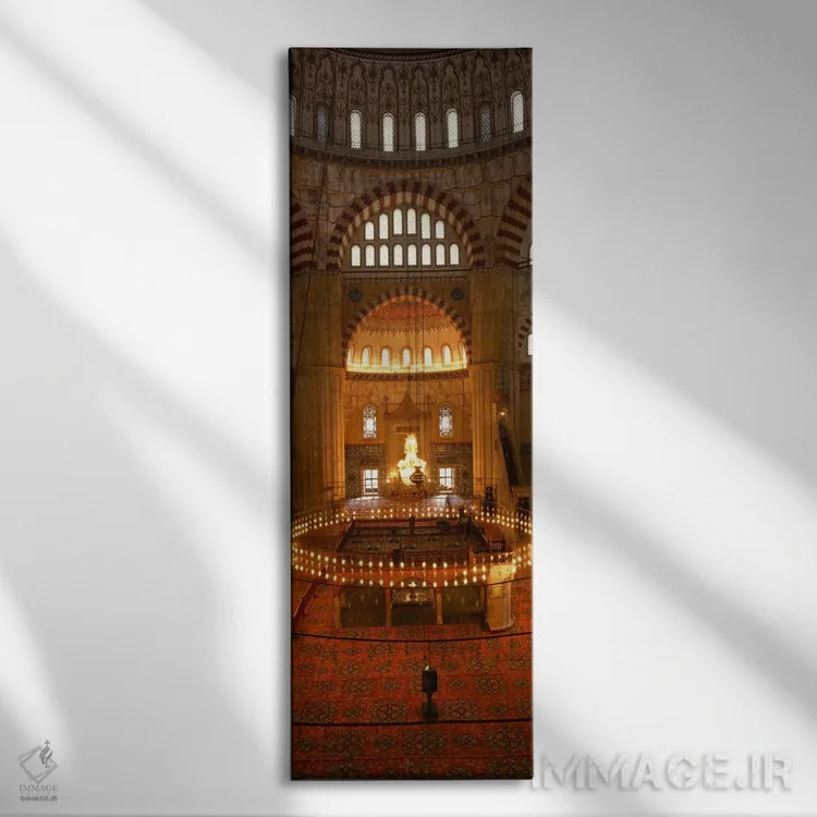 تابلو دکوراتیو Selimiye Mosque,ترکیه، ادیرنه، مسجد سلیمیه اثر پانورامیک ایمجز - نمای روبهرو روی دیوار