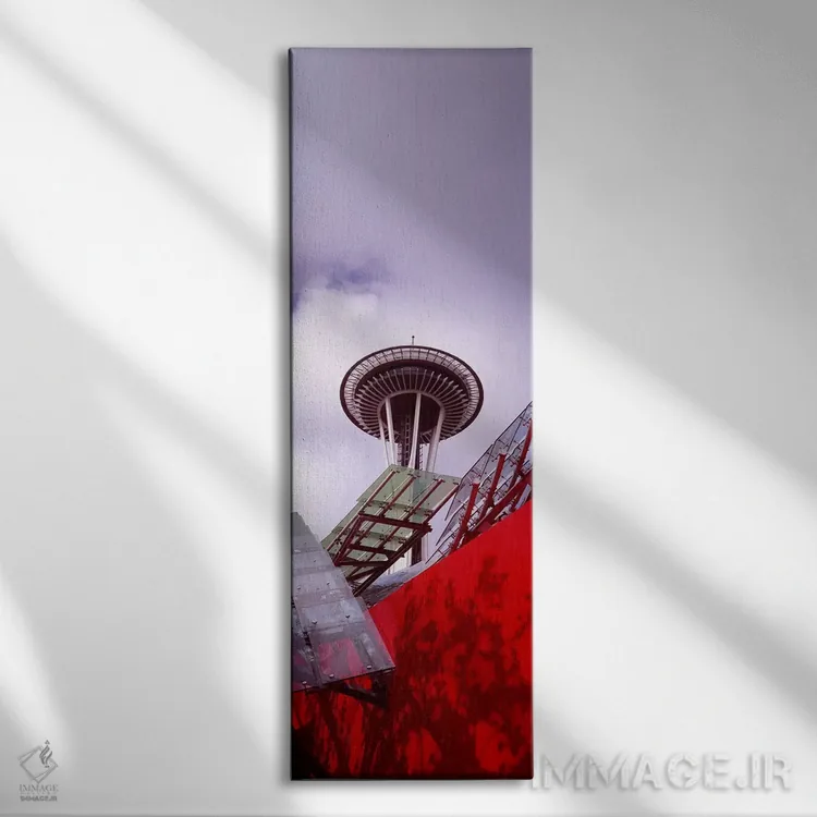 تابلو دکوراتیو Space Needle, Seattle, King County, Washington State, U… اثر پانورامیک ایمجز - نمای روبهرو روی دیوار