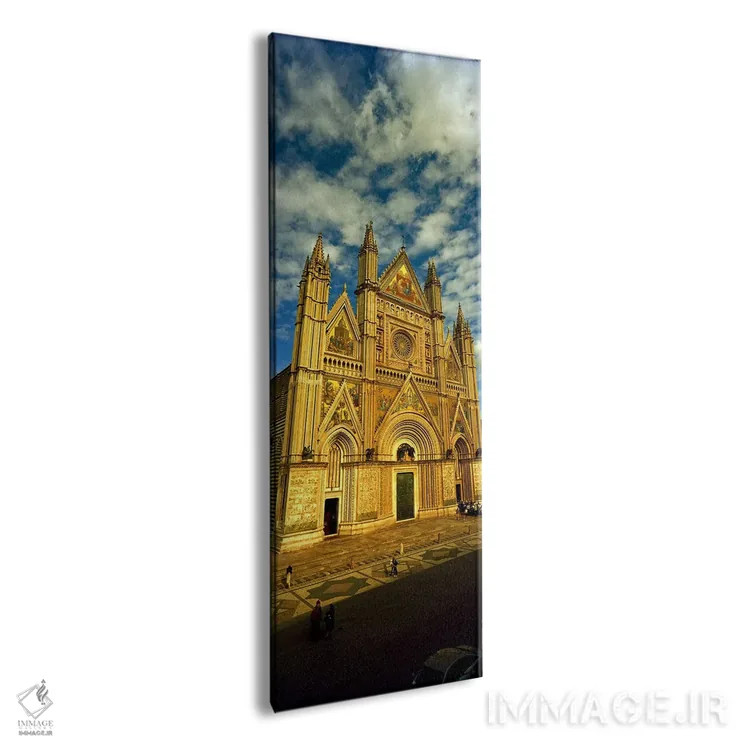 تابلو دکوراتیو Duomo Di Orvieto, Orvieto, Umbria, Italy,نمای بیرونی کل… اثر پانورامیک ایمجز - نمای پرسپکتیو محصول
