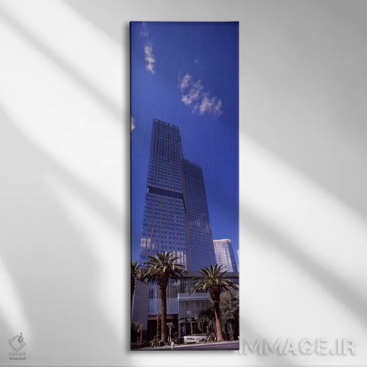 تابلو دکوراتیو Citycenter, The Strip, Las Vegas, Nevada, USA 2010,نمای… اثر پانورامیک ایمجز - نمای روبهرو روی دیوار