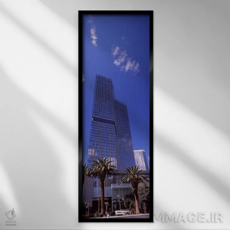 تابلو دکوراتیو Citycenter, The Strip, Las Vegas, Nevada, USA 2010,نمای… اثر پانورامیک ایمجز - نمای قابدار مشکی