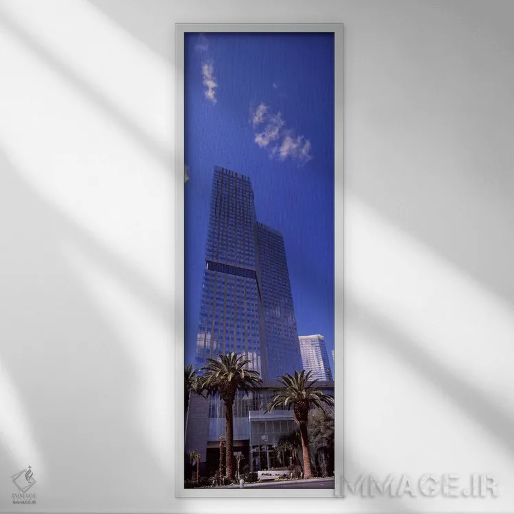 تابلو دکوراتیو Citycenter, The Strip, Las Vegas, Nevada, USA 2010,نمای… اثر پانورامیک ایمجز - نمای قابدار سفید