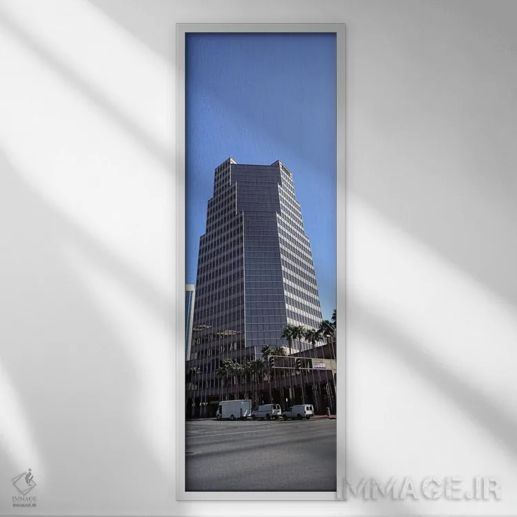 تابلو دکوراتیو Tucson, Pima County, Arizona, USA,نمای روبه پایین ساختم… اثر پانورامیک ایمجز - نمای قابدار سفید