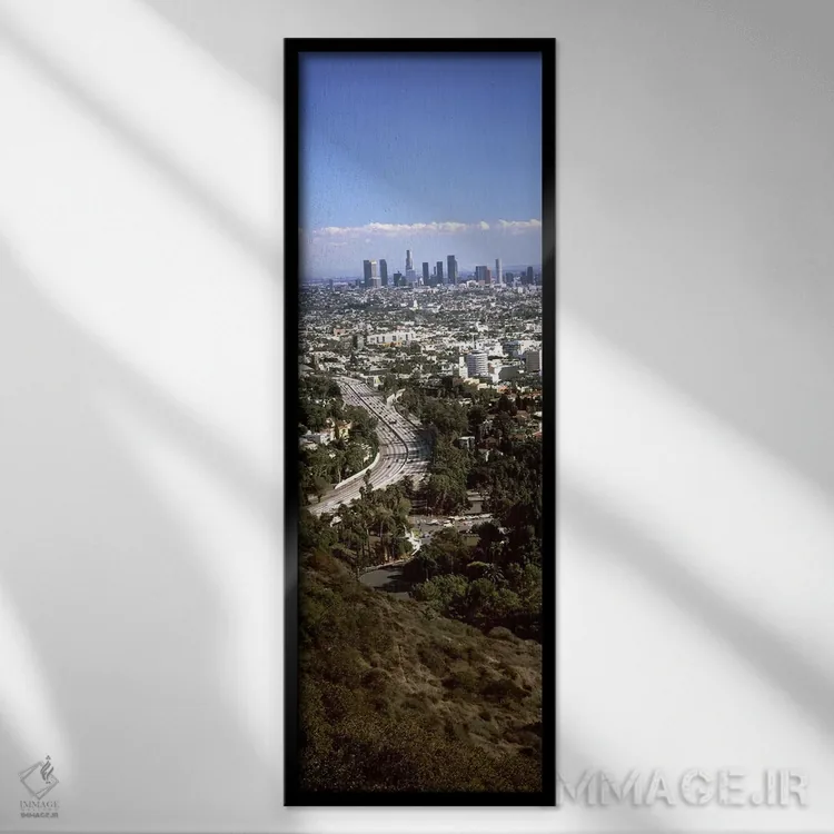 تابلو دکوراتیو Hollywood, City Of Los Angeles, Los Angeles County, Cal… اثر پانورامیک ایمجز - نمای قابدار مشکی