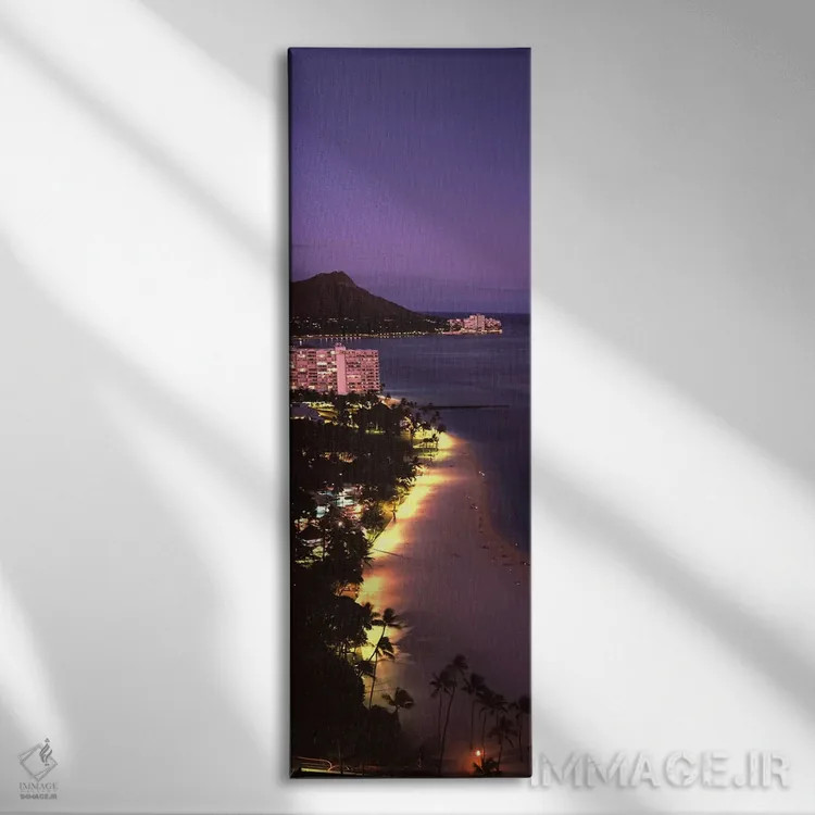تابلو دکوراتیو Honolulu, Oahu, Honolulu County, Hawaii, USA #2,ساختمان… اثر پانورامیک ایمجز - نمای روبهرو روی دیوار
