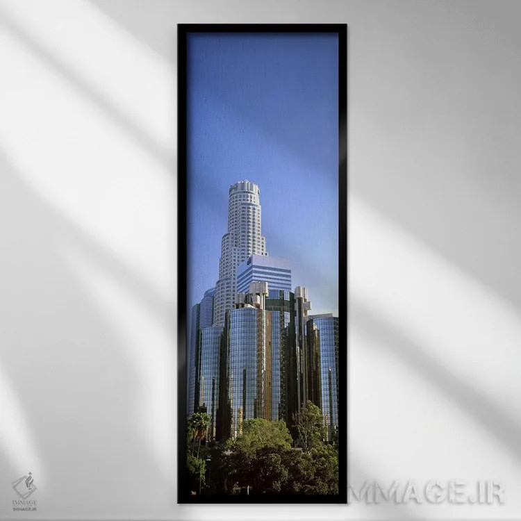 تابلو دکوراتیو City Of Los Angeles, Los Angeles County, California, US… اثر پانورامیک ایمجز - نمای قابدار مشکی