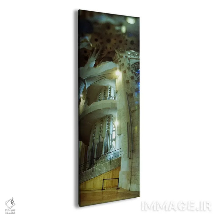 تابلو دکوراتیو Sagrada Familia, Barcelona, Catalonia, Spain,داخلی کلیس… اثر پانورامیک ایمجز - نمای پرسپکتیو محصول