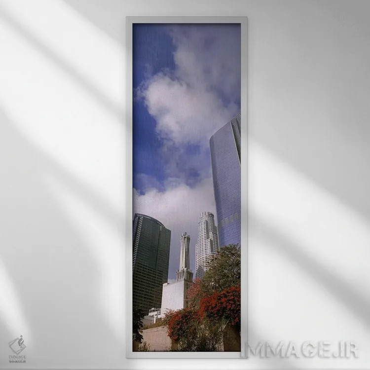 تابلو دکوراتیو City Of Los Angeles, Los Angeles County, California, US… اثر پانورامیک ایمجز - نمای قابدار سفید