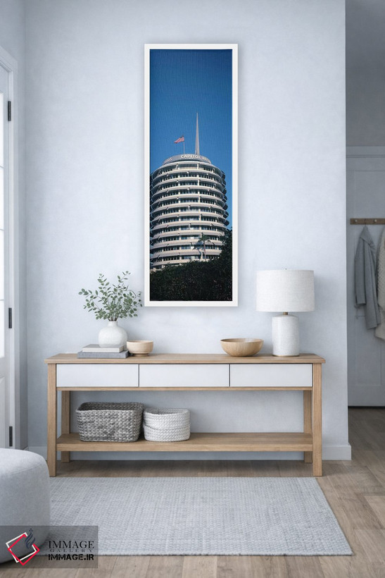تابلو دکوراتیو Capitol Records Building, City of Los Angeles, Californ… اثر پانورامیک ایمجز - D3W