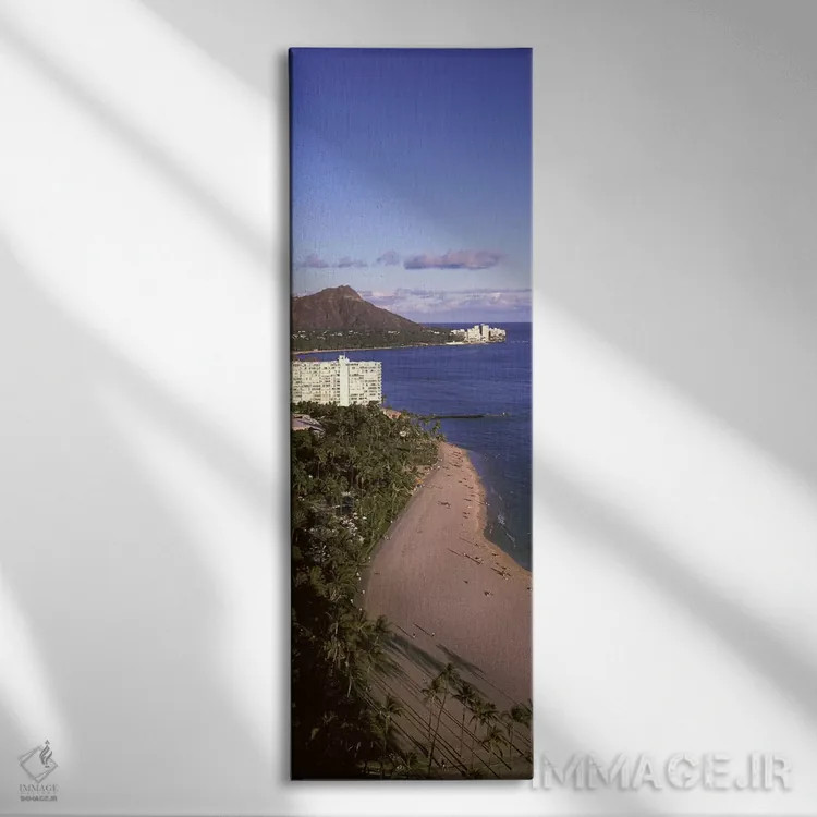 تابلو دکوراتیو Honolulu, Oahu, Honolulu County, Hawaii, USA #3,ساختمان… اثر پانورامیک ایمجز - نمای روبهرو روی دیوار