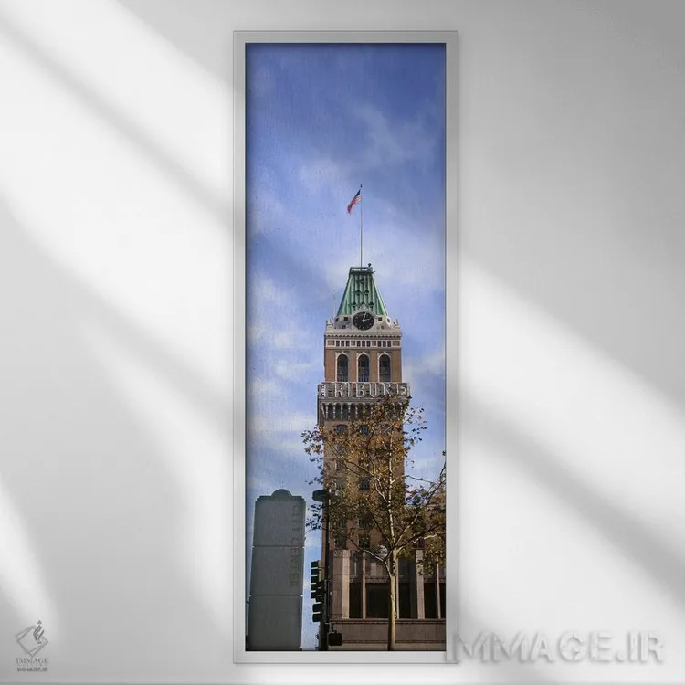 تابلو دکوراتیو Tribune Tower, Oakland, Alameda County, California, USA… اثر پانورامیک ایمجز - نمای قابدار سفید