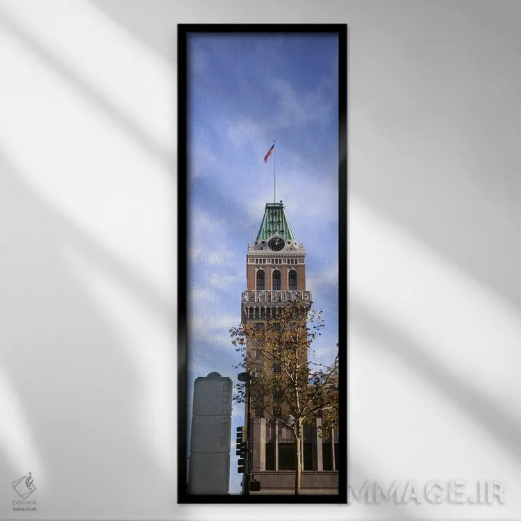تابلو دکوراتیو Tribune Tower, Oakland, Alameda County, California, USA… اثر پانورامیک ایمجز - نمای قابدار مشکی